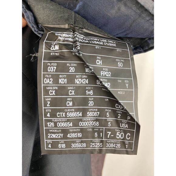 CURRENT Ermenegildo Zegna Mil. Easy 14MILMIL14 Jacket Wool Silk Cashmere US 40C - Picture 11 of 12